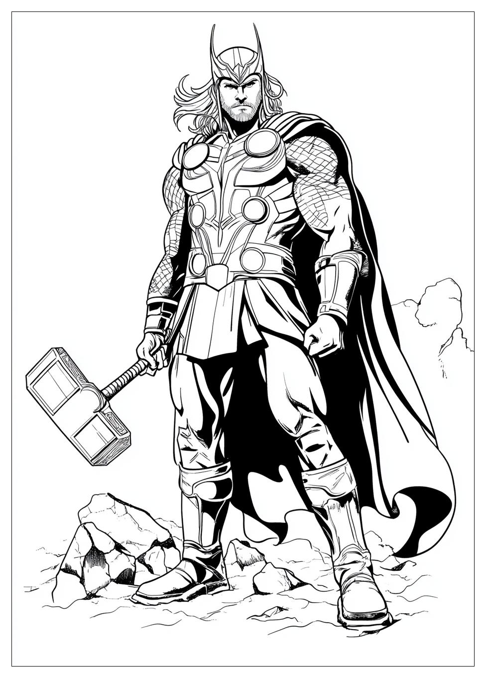 Thor Színező 4