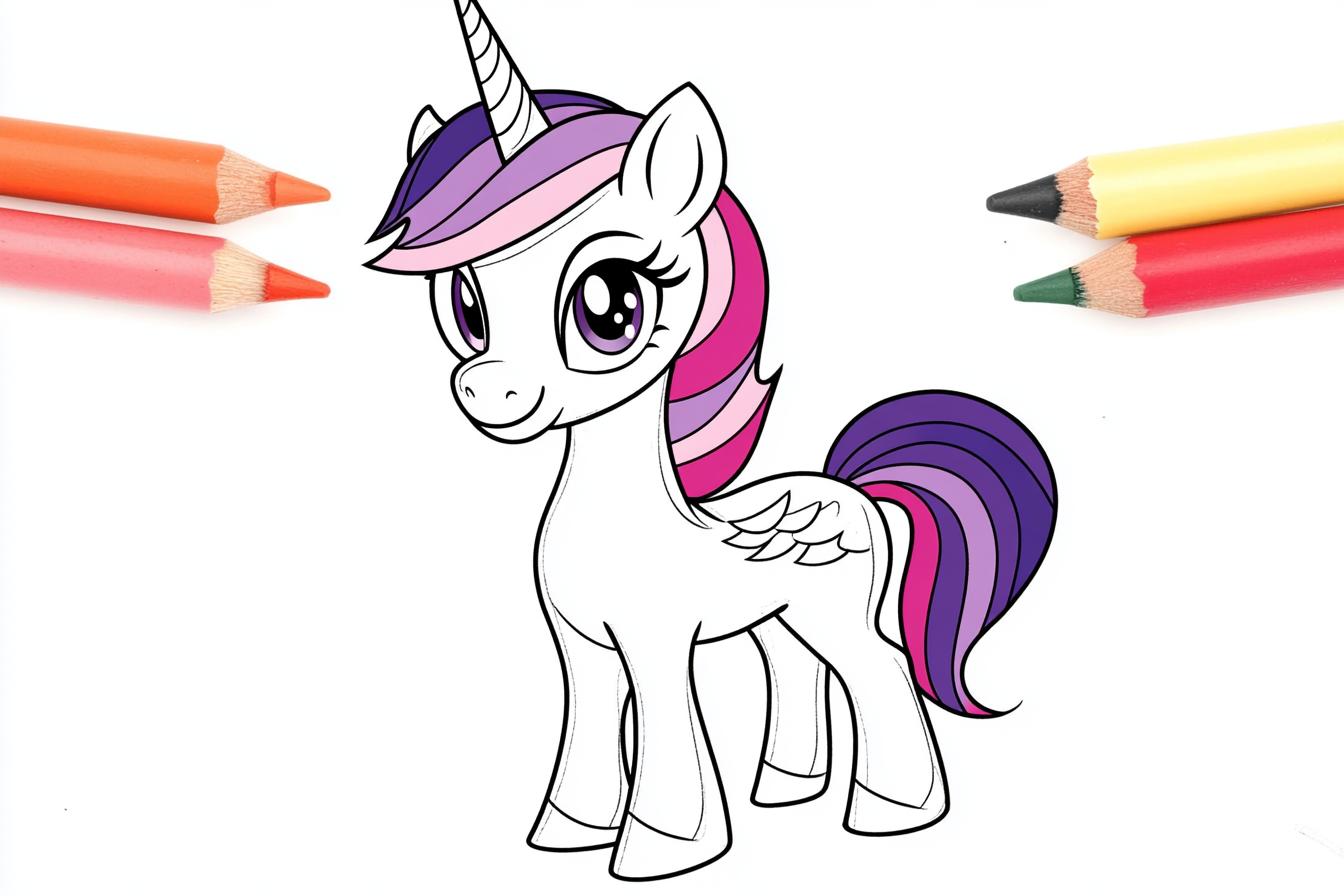 Twilight Sparkle Színező Nyomtatható Twilight Sparkle Színező