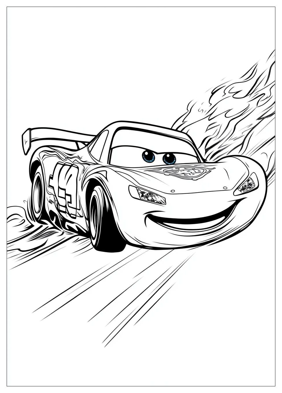 Villám Mcqueen Színező 1