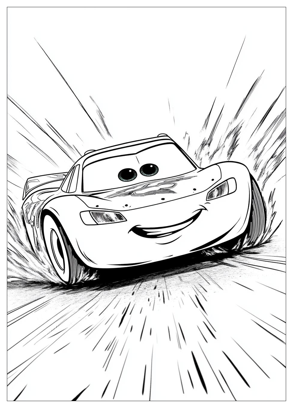 Villám Mcqueen Színező 10