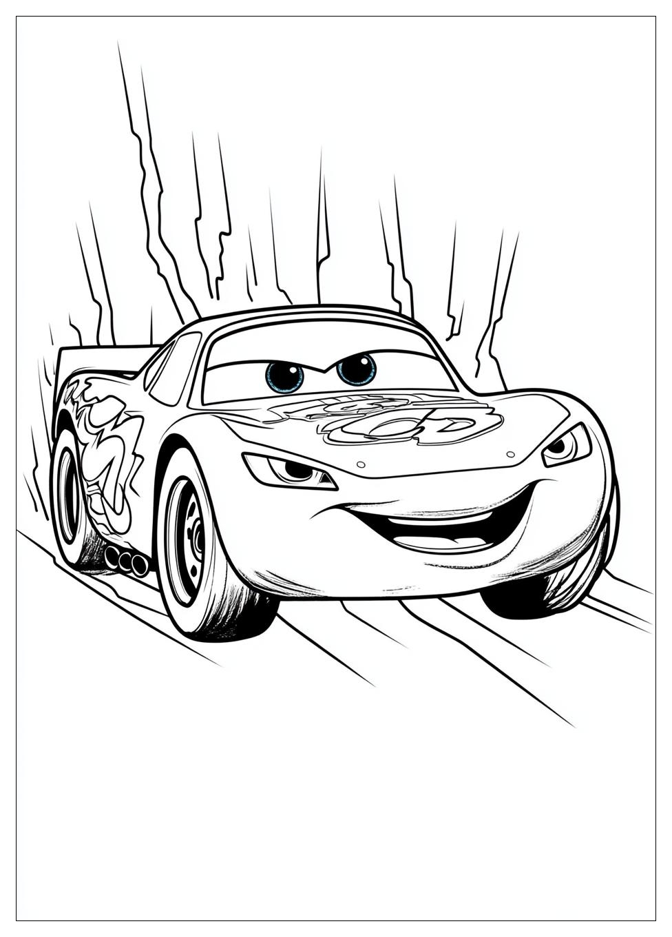Villám Mcqueen Színező 11