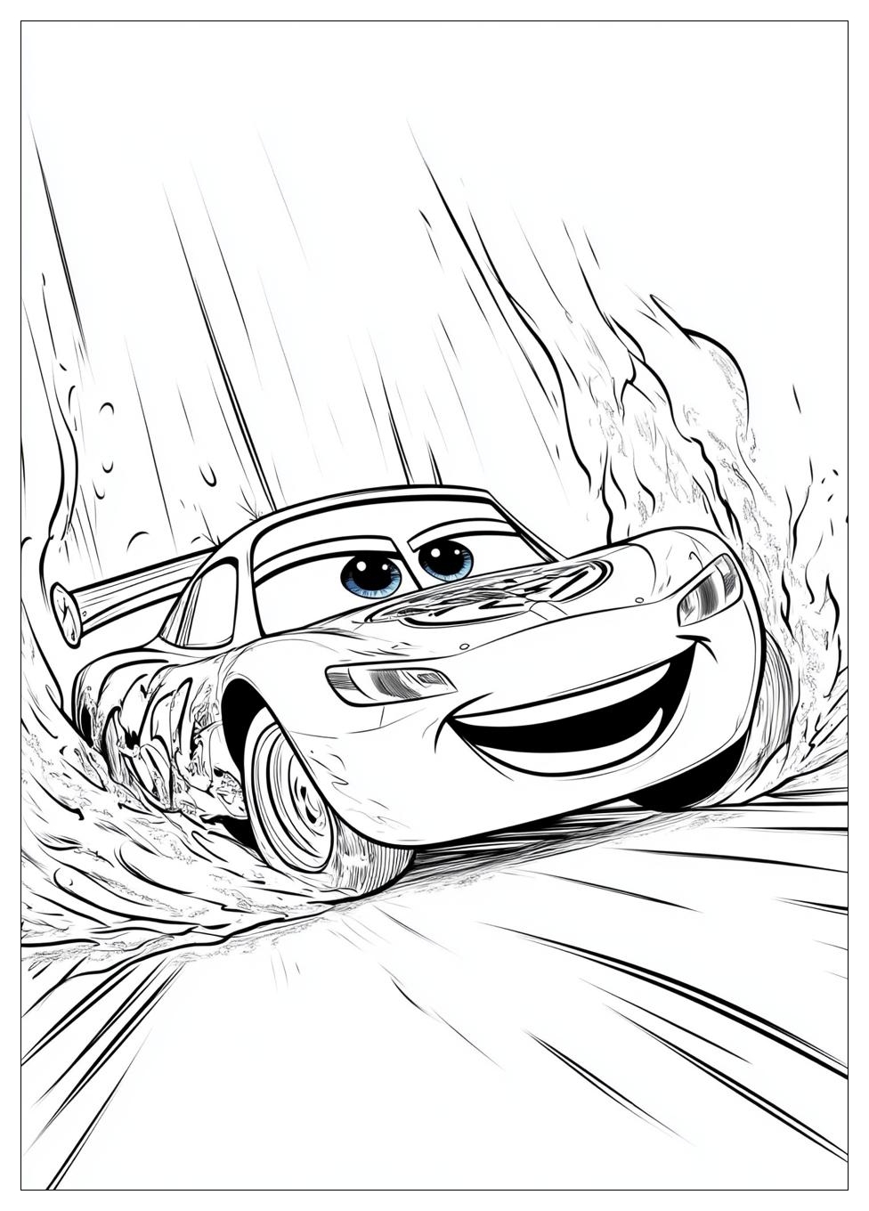 Villám Mcqueen Színező 12