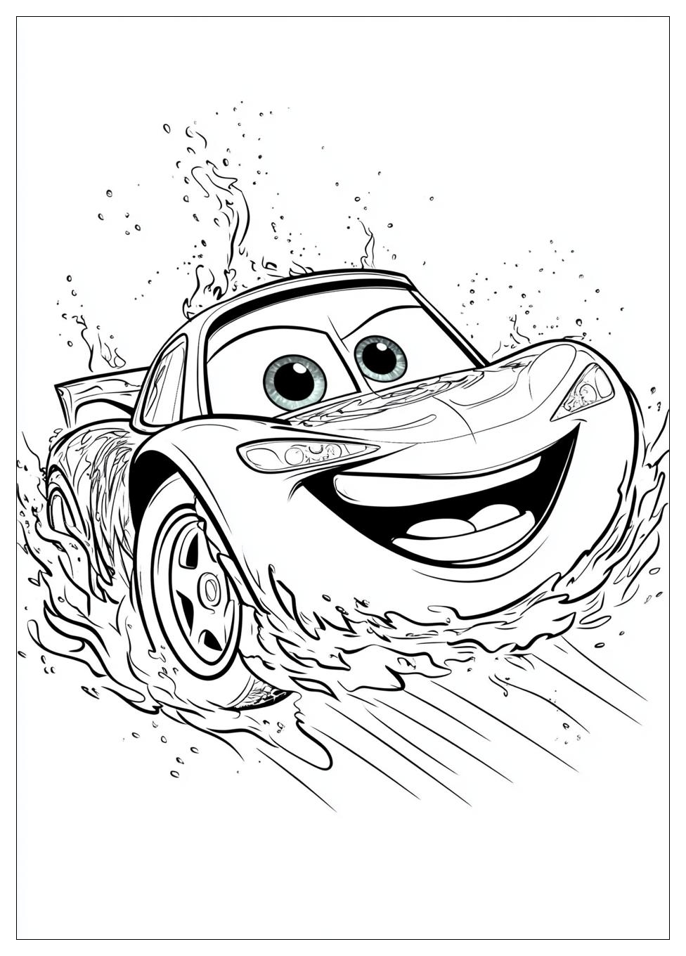 Villám Mcqueen Színező 13