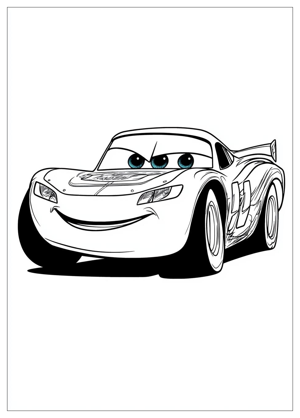 Villám Mcqueen Színező 14