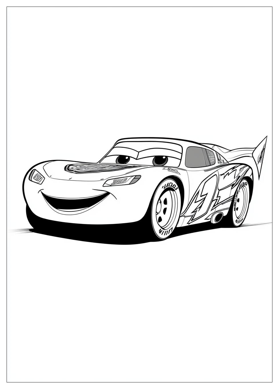 Villám Mcqueen Színező 15