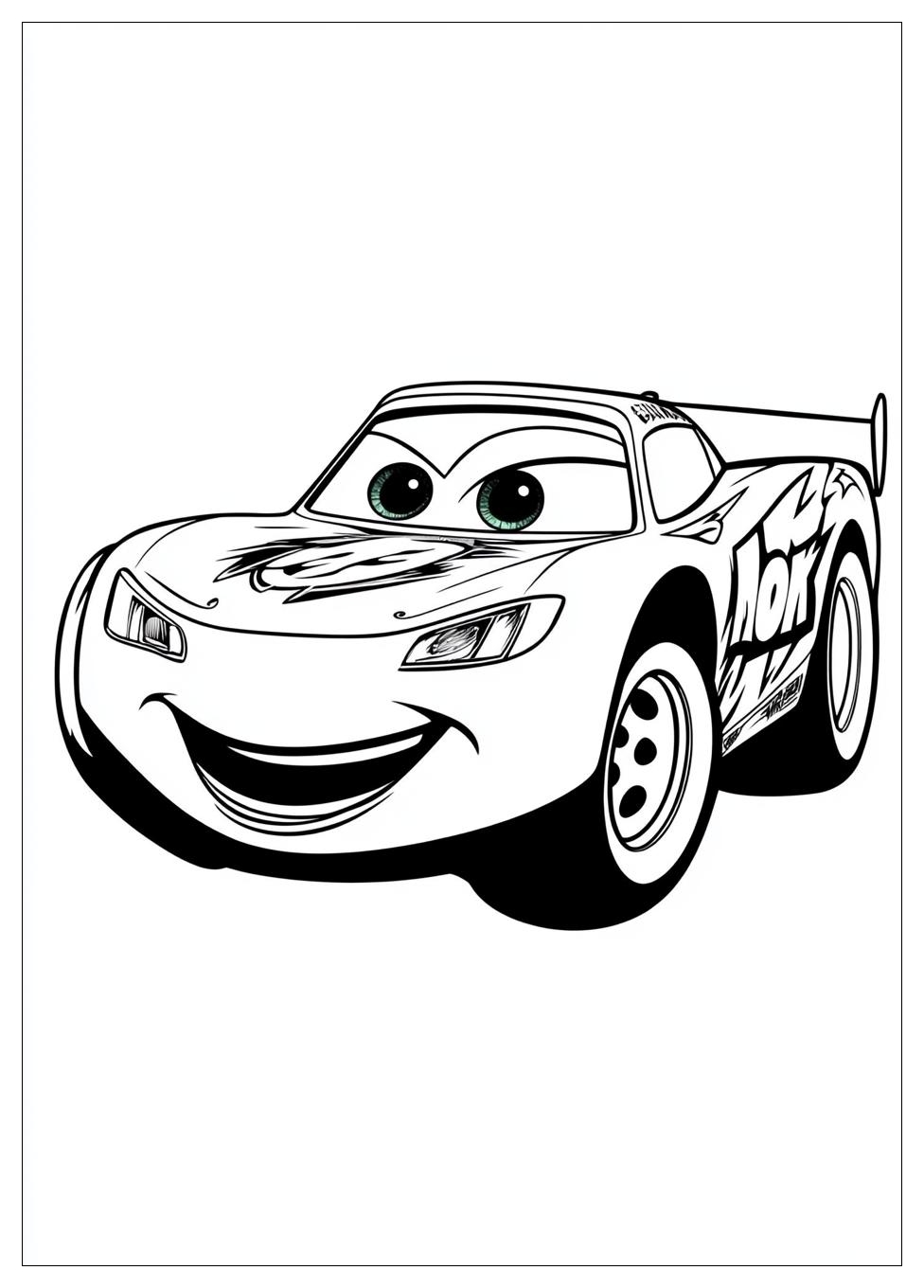 Villám Mcqueen Színező 16