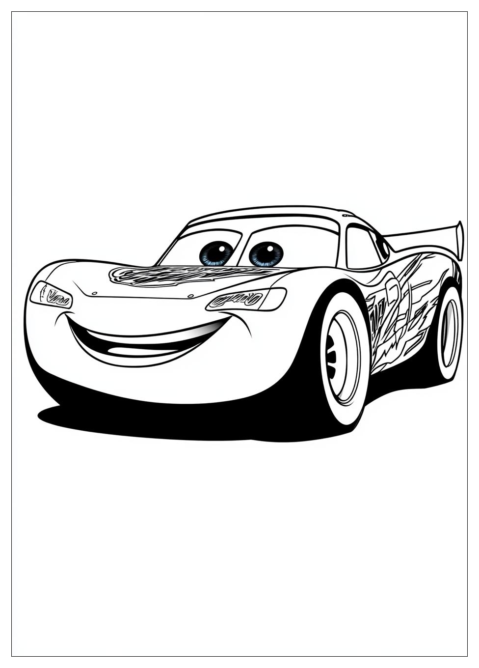 Villám Mcqueen Színező 2