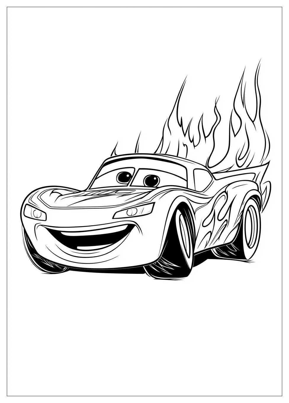 Villám Mcqueen Színező 20