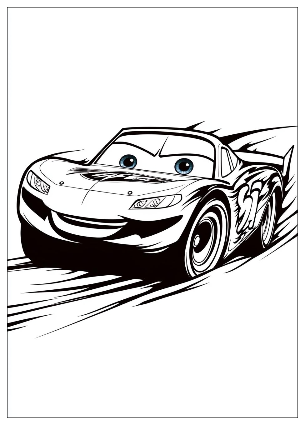 Villám Mcqueen Színező 3