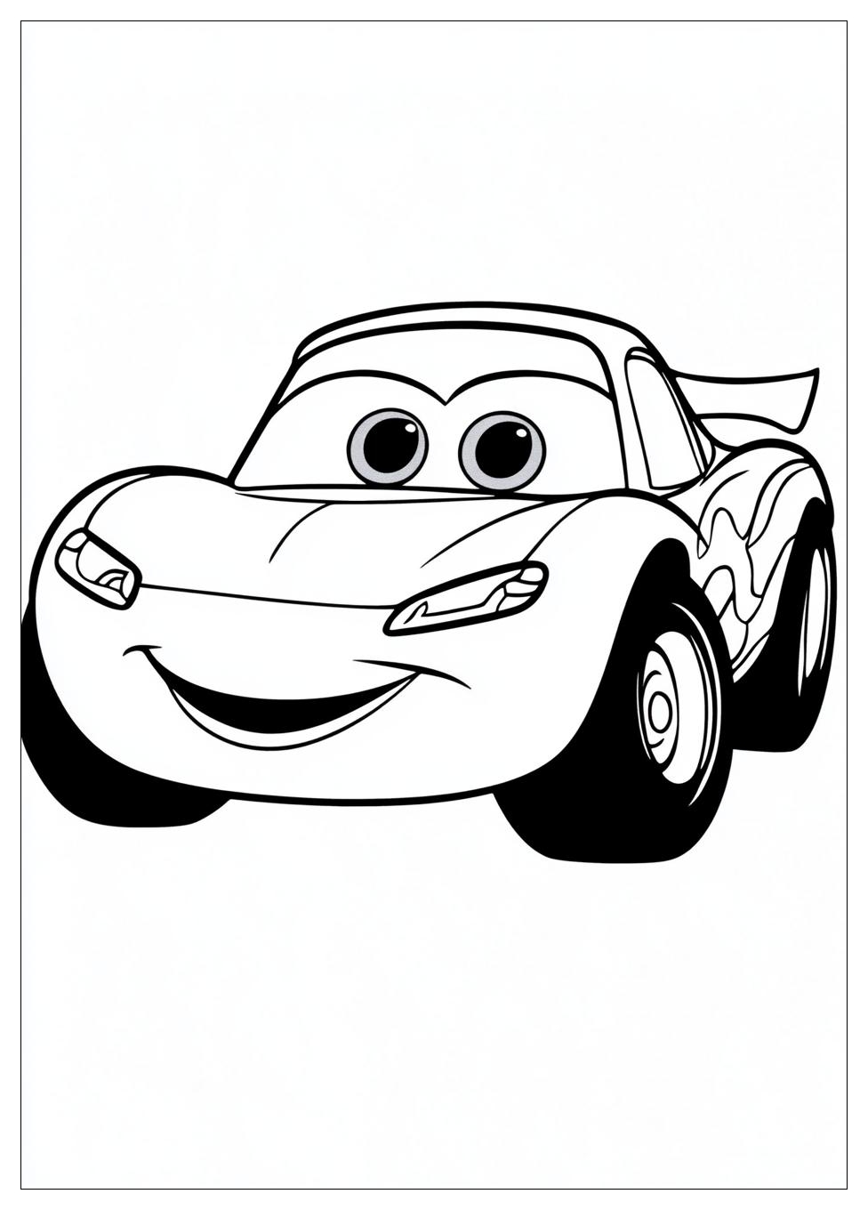 Villám Mcqueen Színező 4