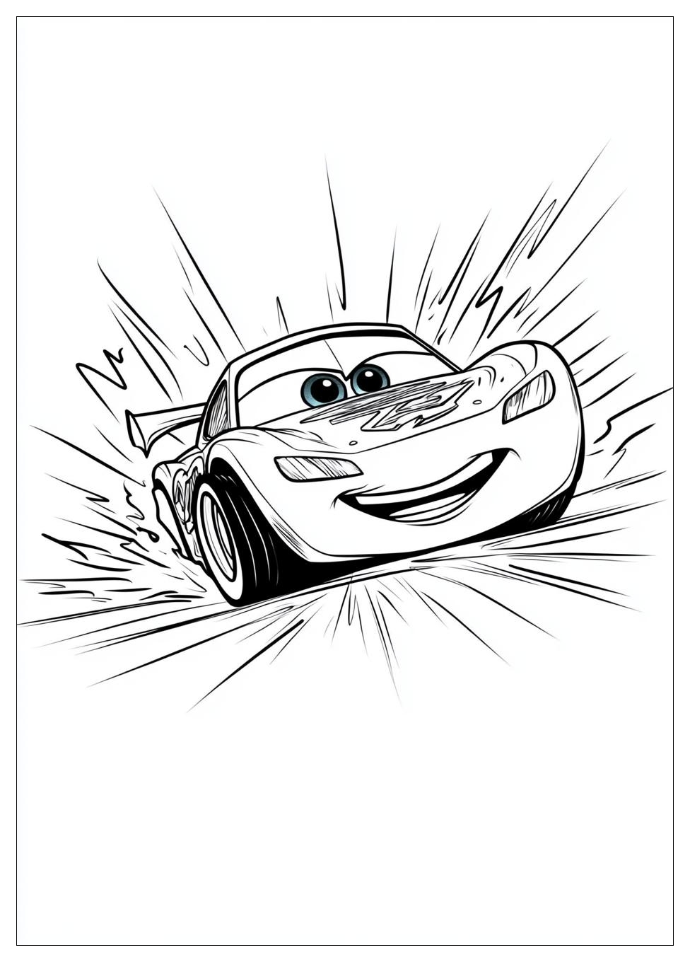 Villám Mcqueen Színező 7
