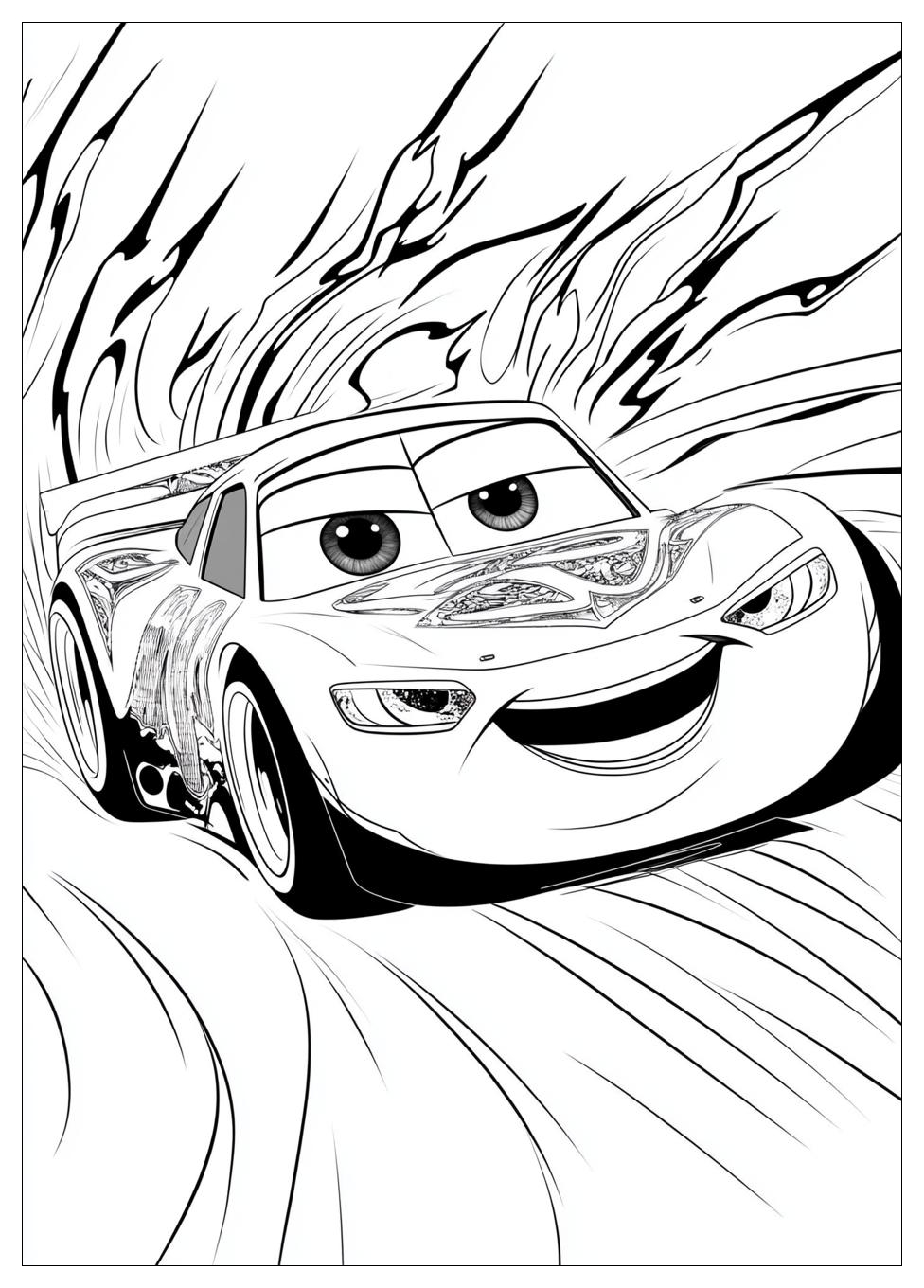 Villám Mcqueen Színező 9