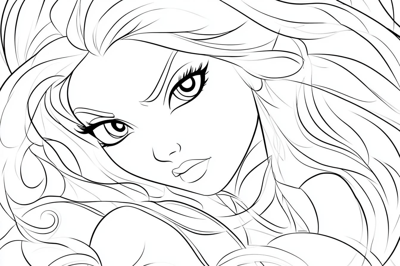 Winx Színező Nyomtatható Winx Színező
