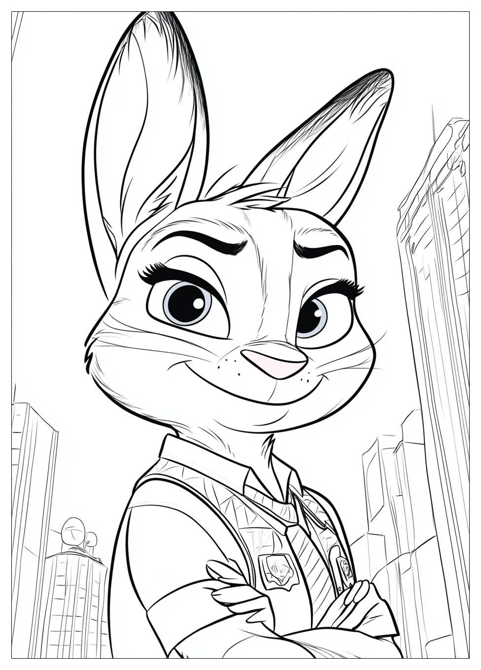 Zootopia Színező 1