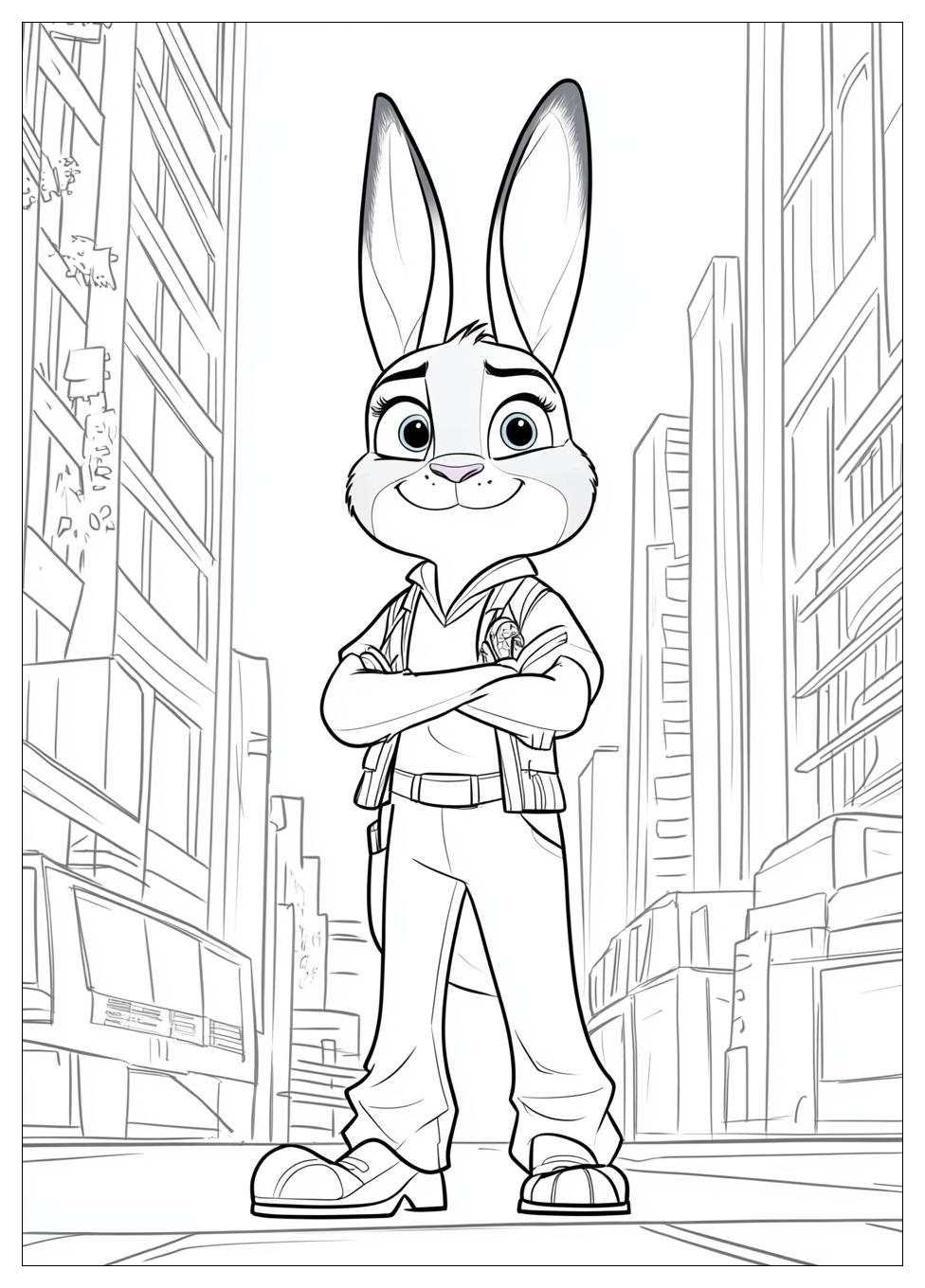 Zootopia Színező 7